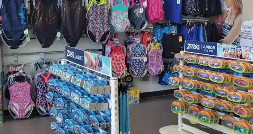 Zoggs shop at Dover Leisure Complex