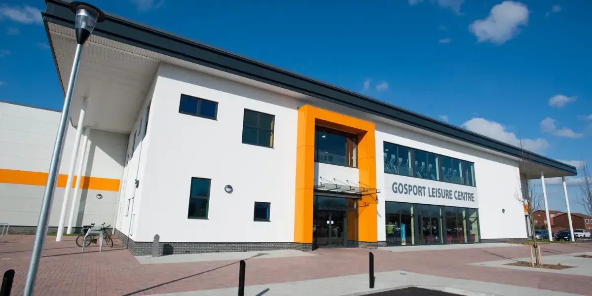 Exterior view of Gosport Leisure Centre