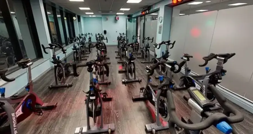 Group cycling studio at Fairfield Leisure Centre