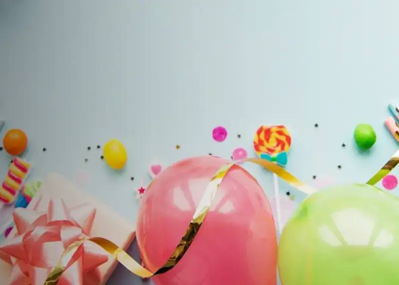 Balloons and party equipment