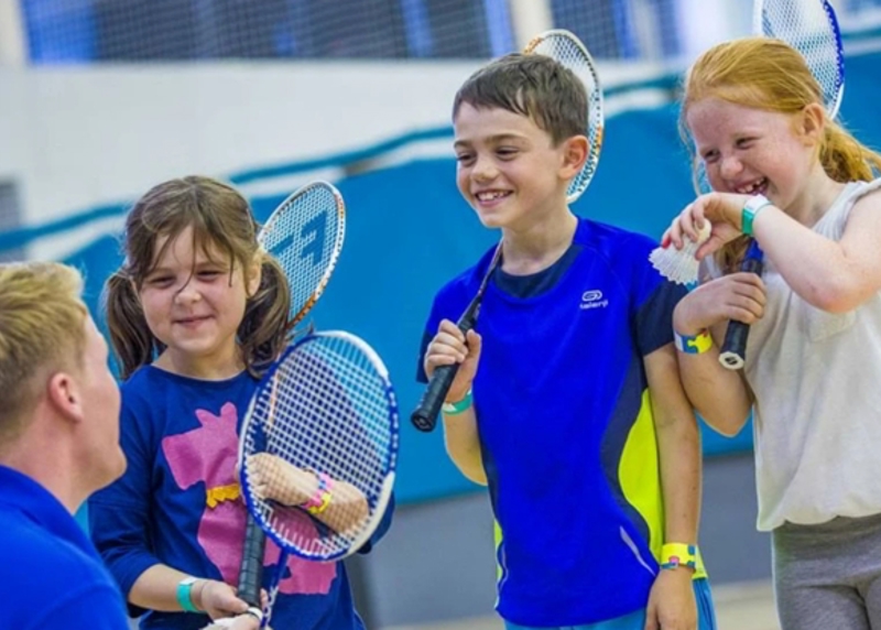 Two Column Badminton Coaching