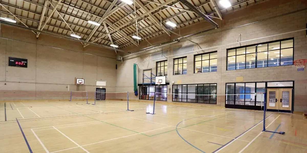 Sports hall at Wentworth Leisure Centre
