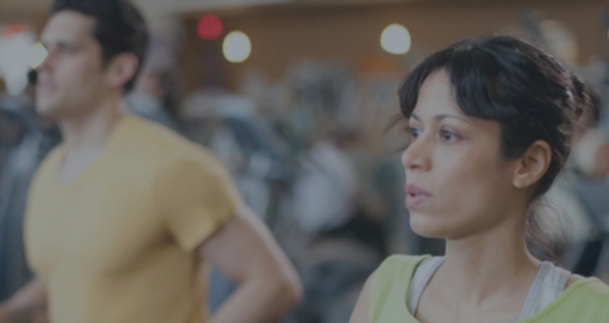 Card Woman On Treadmill