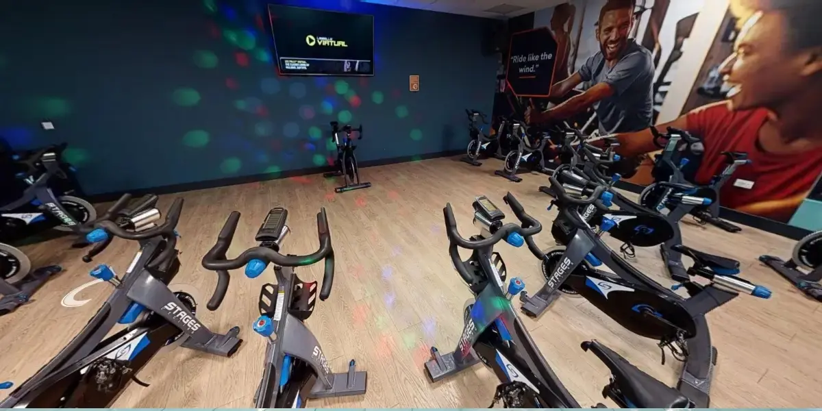 Group cycling studio