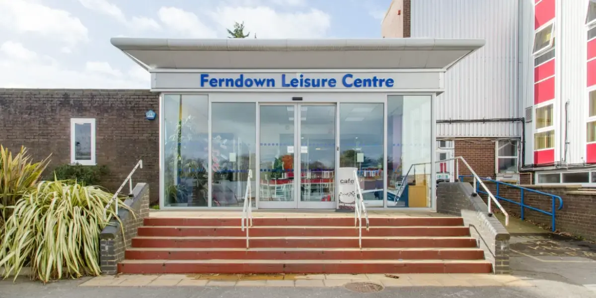 Exterior view of Ferndown Leisure Centre