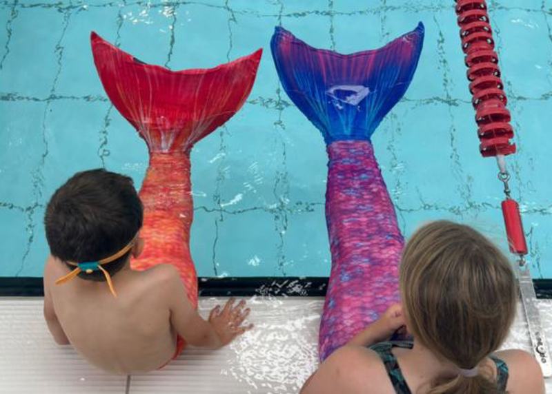 Two Column Image Mythical Swim