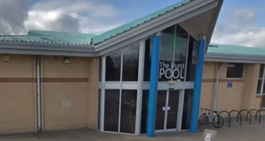 External view at The Hurst Pool