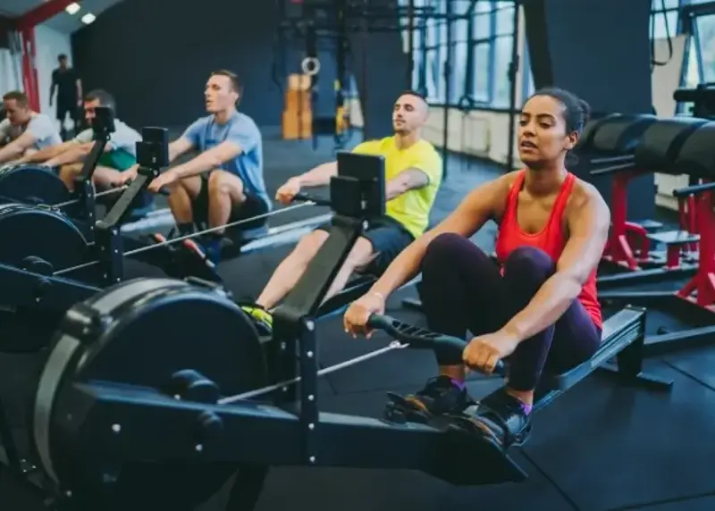 Two Column Rowing For Cardio