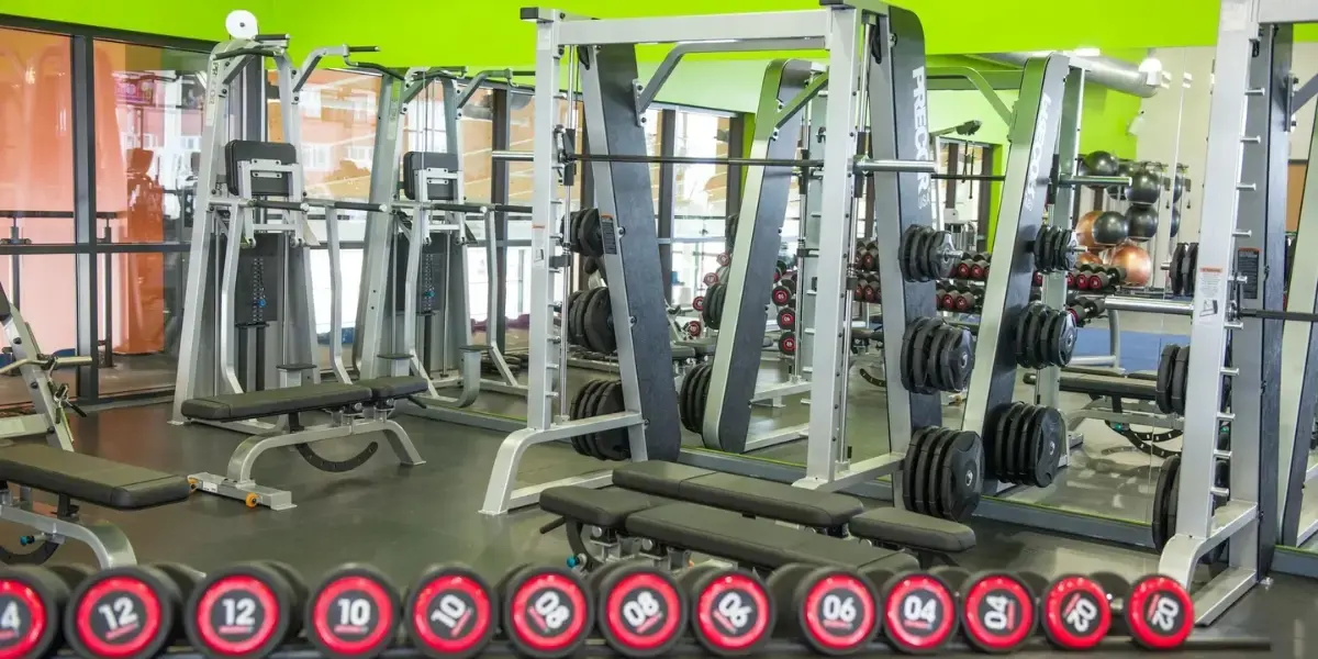 Weights area in West Bromwich gym