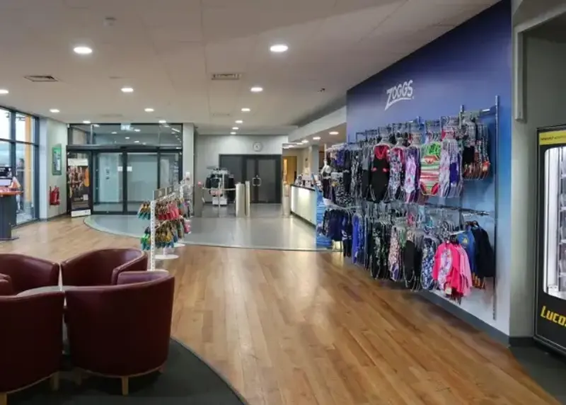 Shop and reception area of Leisure Centre