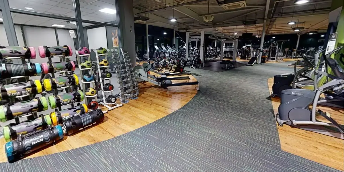 Gym area at Hinckley Leisure Centre