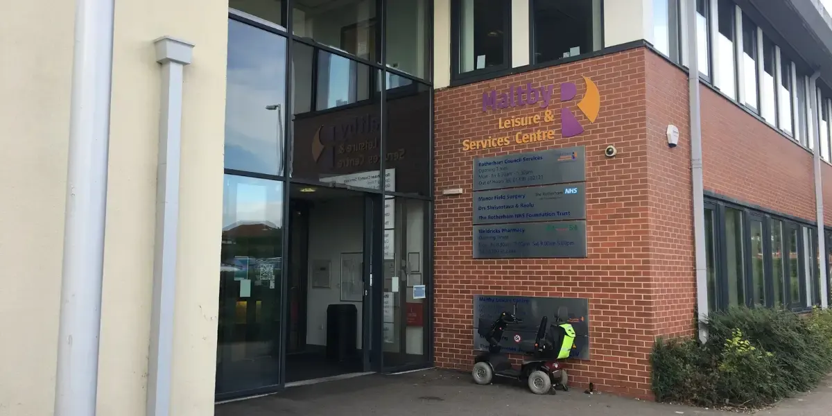 External view of Maltby Leisure Centre