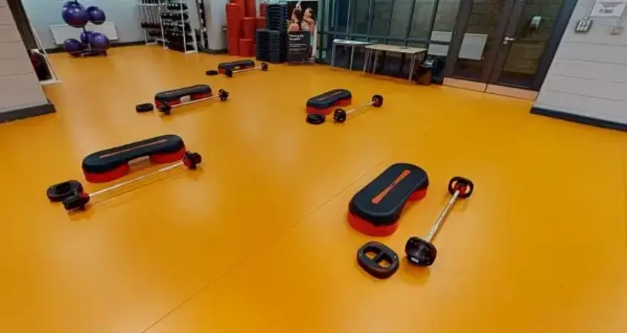 Group exercise studio at Arborfield Green Leisure Centre
