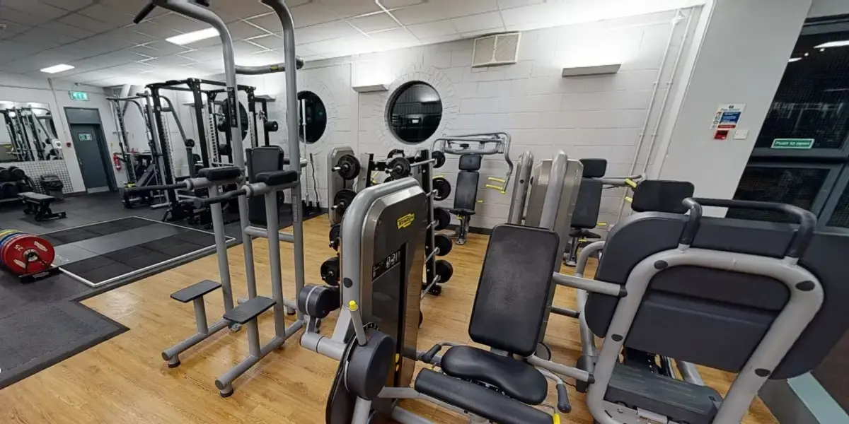 Gym area at St Crispins Leisure Centre