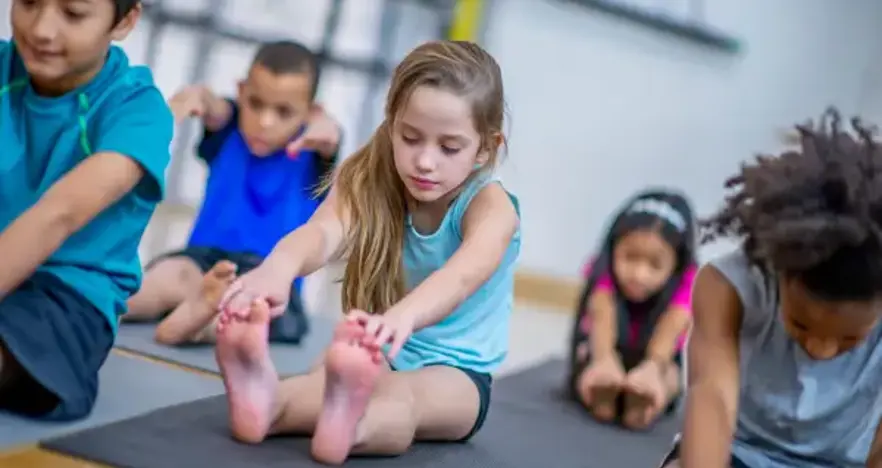Two Column Junior Stretching