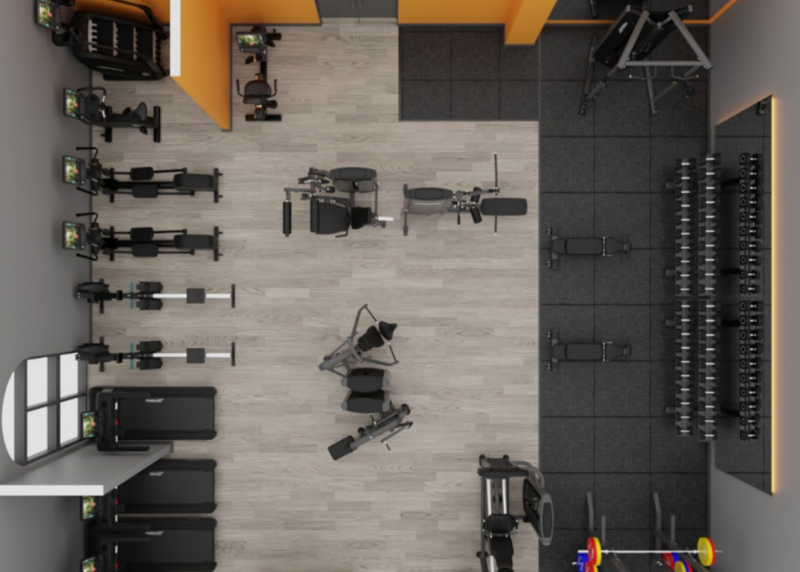Chessington Gym Birds Eye View