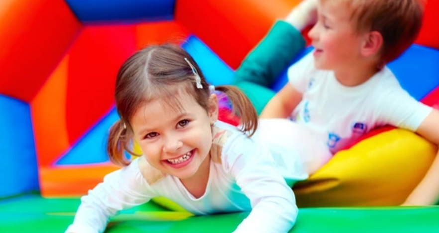 Two Column Childrens Party Bouncy Castle