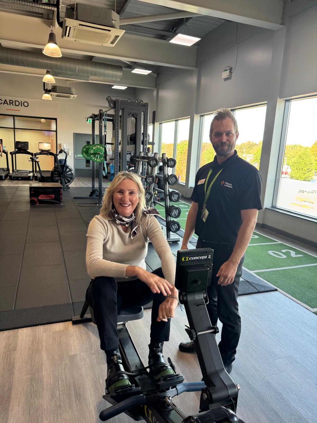 Dame Caroline Dinenage MP Visit To Gosport Leisure Centre 2