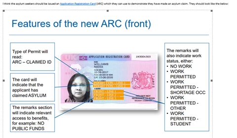 ARC for asylum seekers