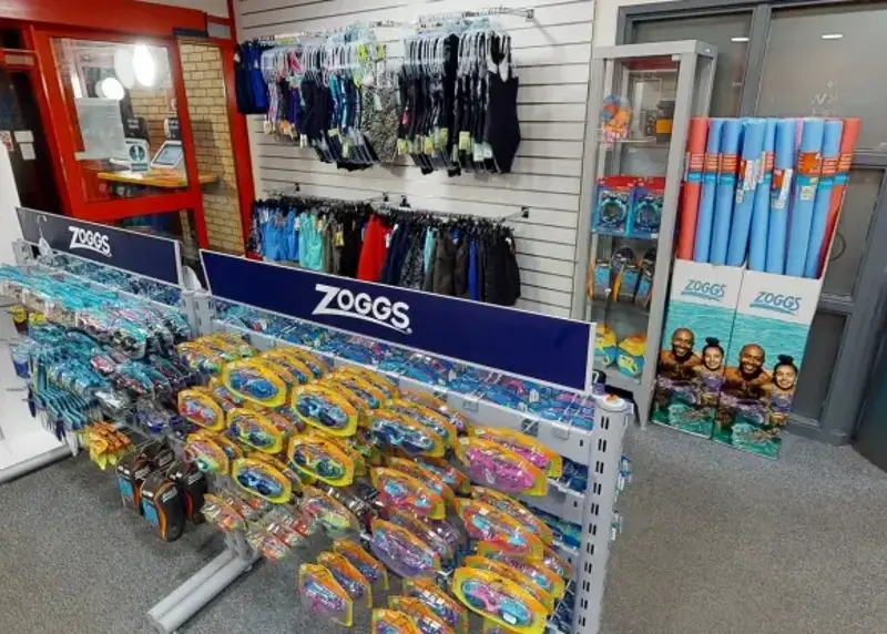 Zoggs shop at Blackwater Leisure Centre