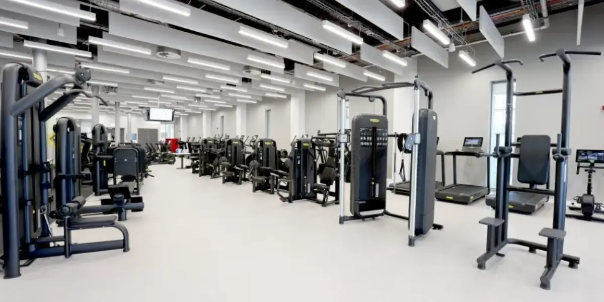 Weights machines in Morpeth Leisure Centre