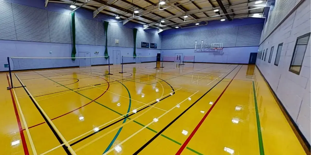 Sports hall at Ripley Leisure Centre