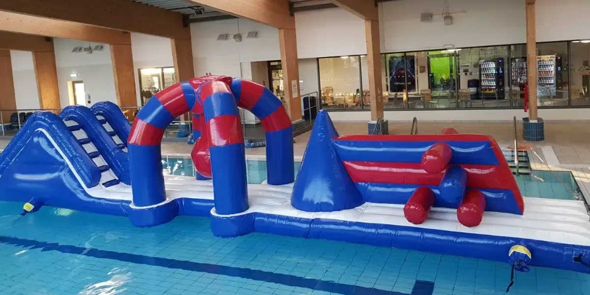 Pool inflatables at Billingshurst Leisure Centre