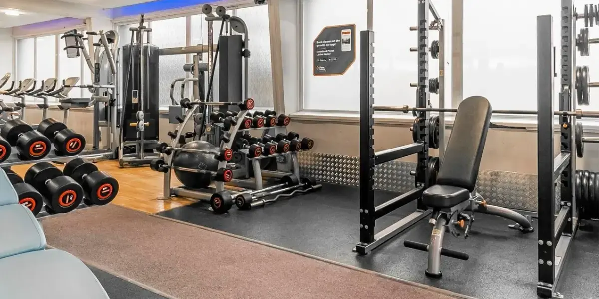 Weights area in Aldershot gym