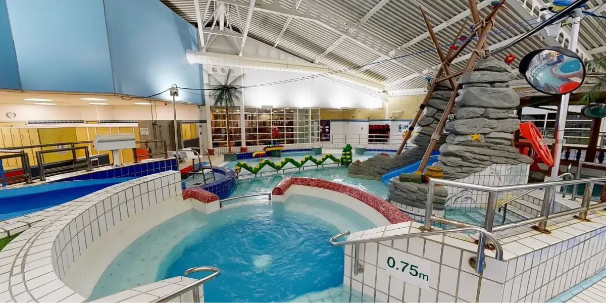 Leisure pool and slides