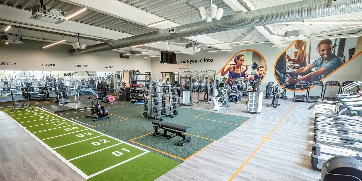 Gym area at Bulmershe Leisure Centre
